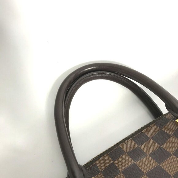 LOUIS VUITTON Brown Damier Canvas Boston Bag - Picture 10 of 11